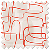 Meander, Orange - Roller Blind